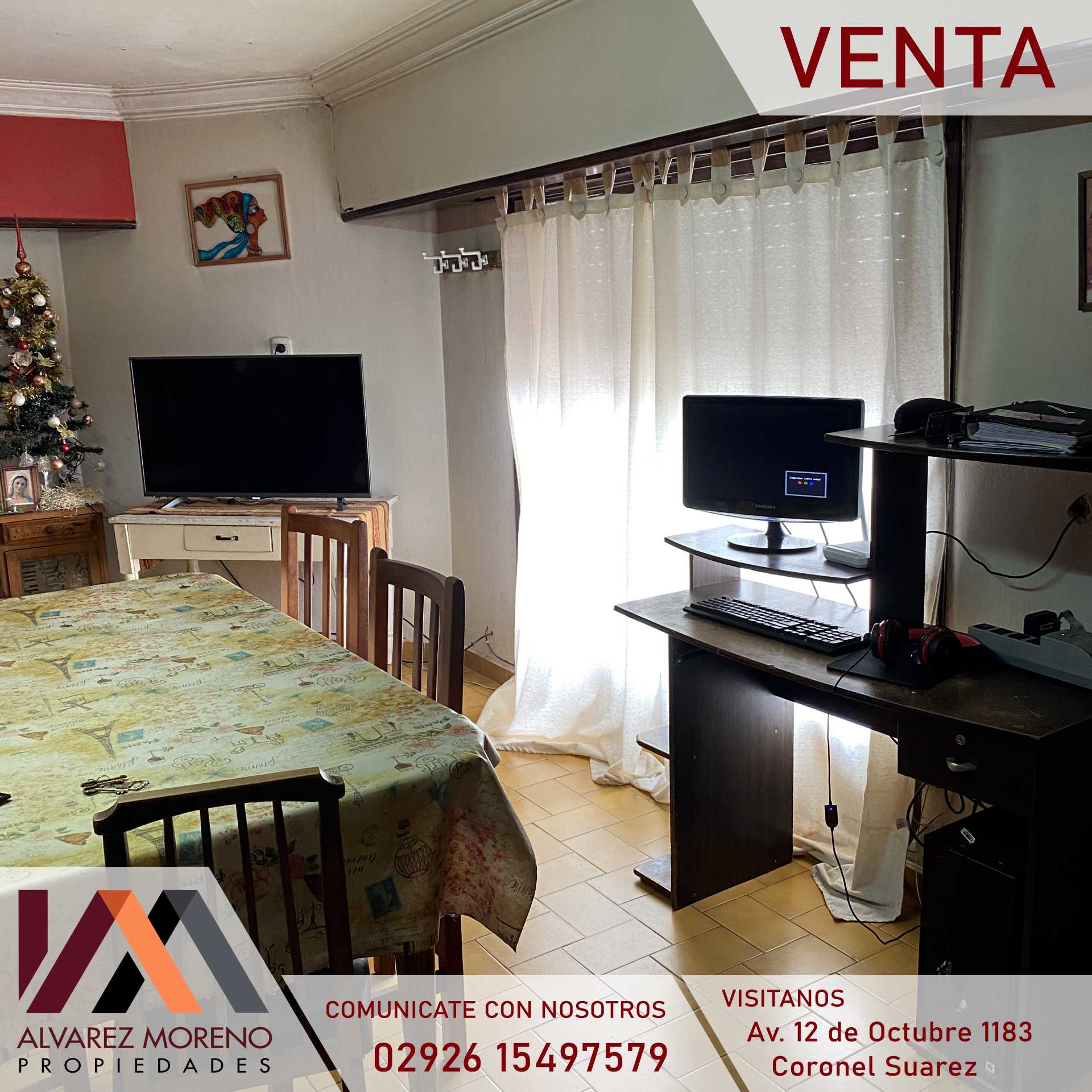 Alvarez Moreno Propiedades - Brinda asesoramiento y soluciones a nuestros clientes en lo que se refiera al mercado inmobiliario. Ventas, tasaciones, alquileres de todo tipo de propiedadesLocal Comercial+ Departamento en Planta Alta