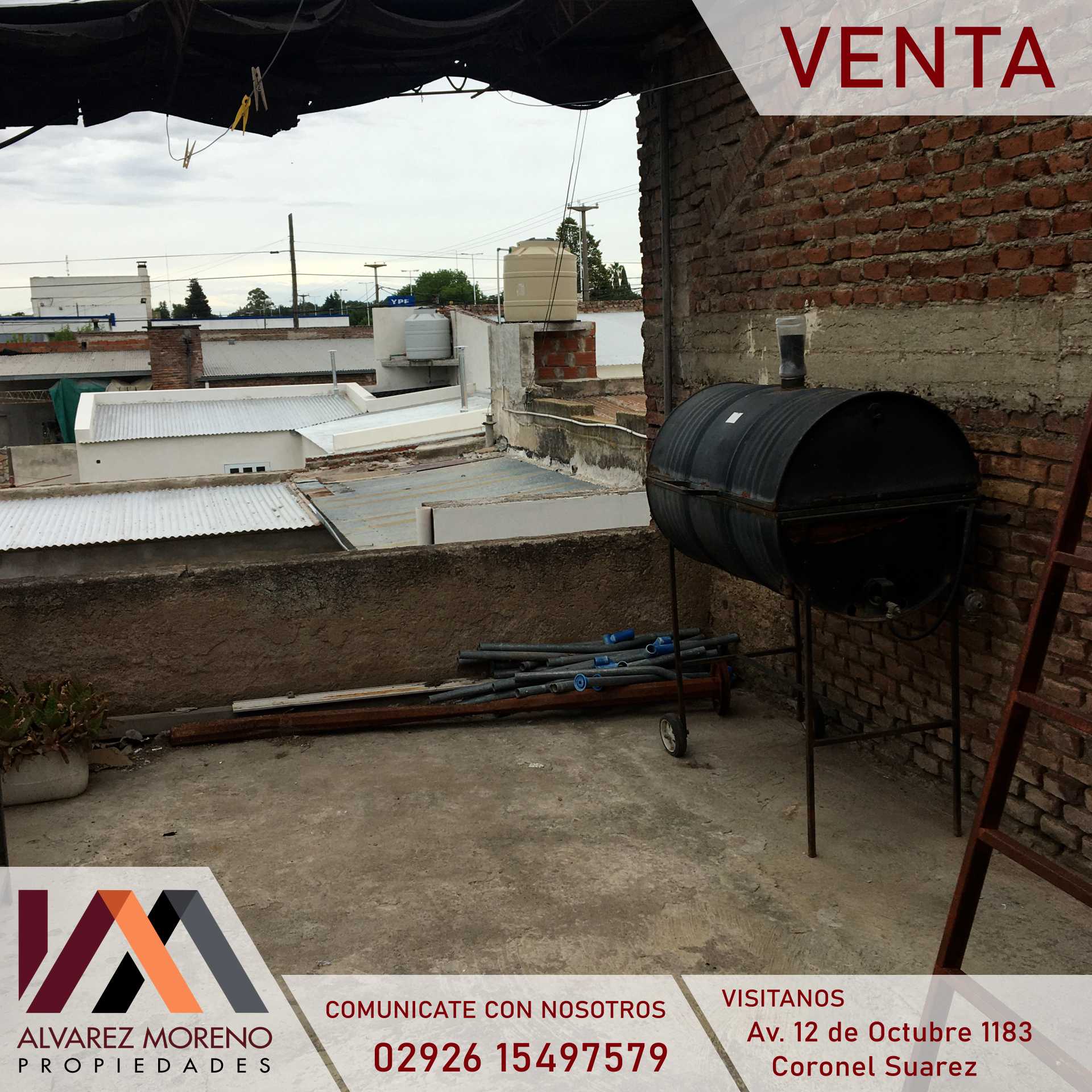 Alvarez Moreno Propiedades - Brinda asesoramiento y soluciones a nuestros clientes en lo que se refiera al mercado inmobiliario. Ventas, tasaciones, alquileres de todo tipo de propiedadesLocal Comercial+ Departamento en Planta Alta