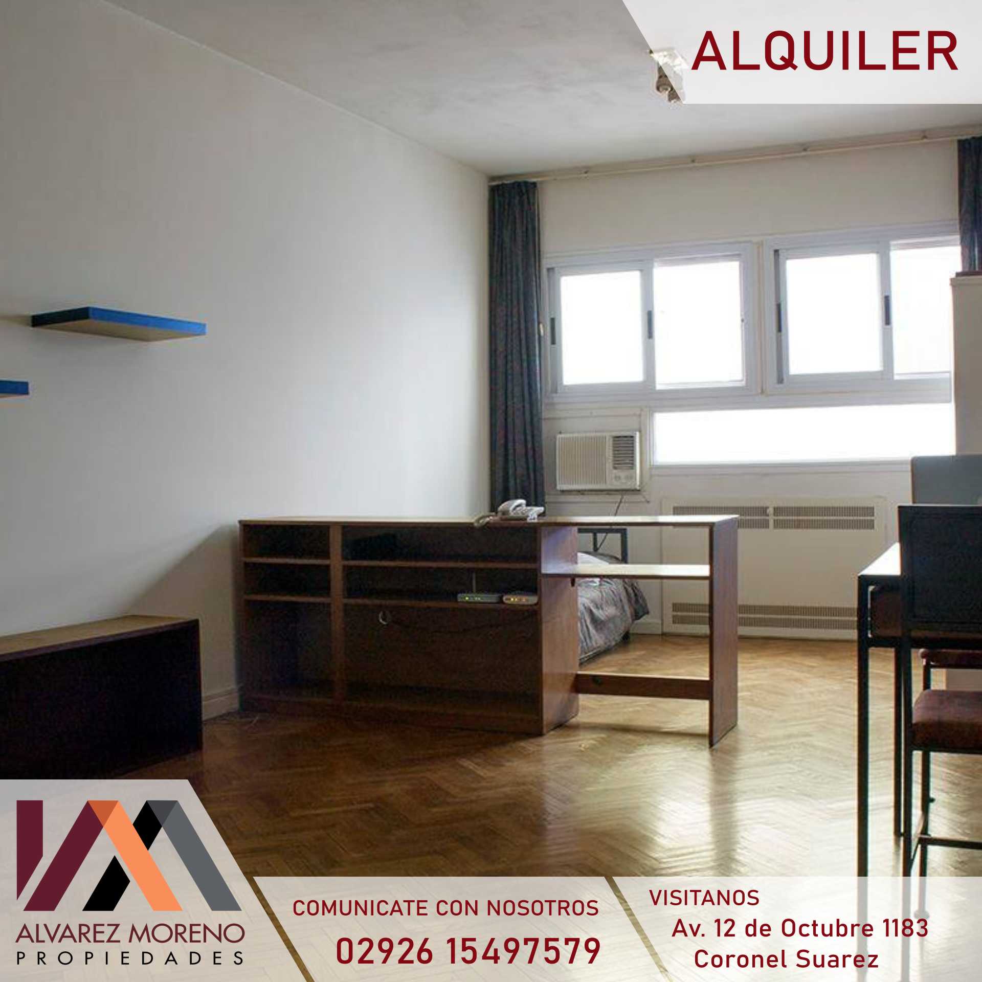 Alvarez Moreno Propiedades - Brinda asesoramiento y soluciones a nuestros clientes en lo que se refiera al mercado inmobiliario. Ventas, tasaciones, alquileres de todo tipo de propiedades!Monoambiente en Ciudad de Buenos Aires