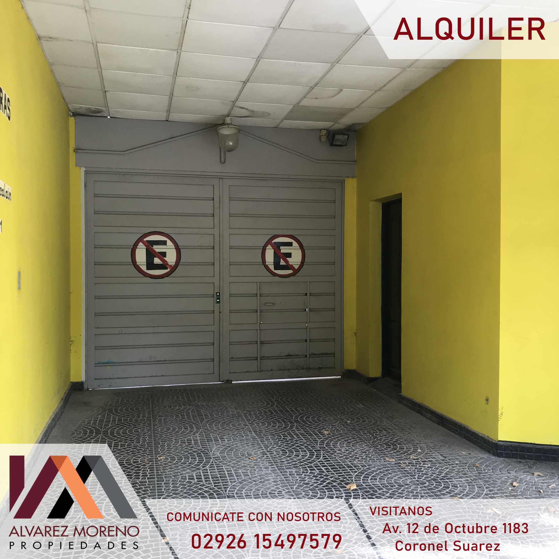 Alvarez Moreno Propiedades - Brinda asesoramiento y soluciones a nuestros clientes en lo que se refiera al mercado inmobiliario. Ventas, tasaciones, alquileres de todo tipo de propiedadesCocheras en pleno Centro!