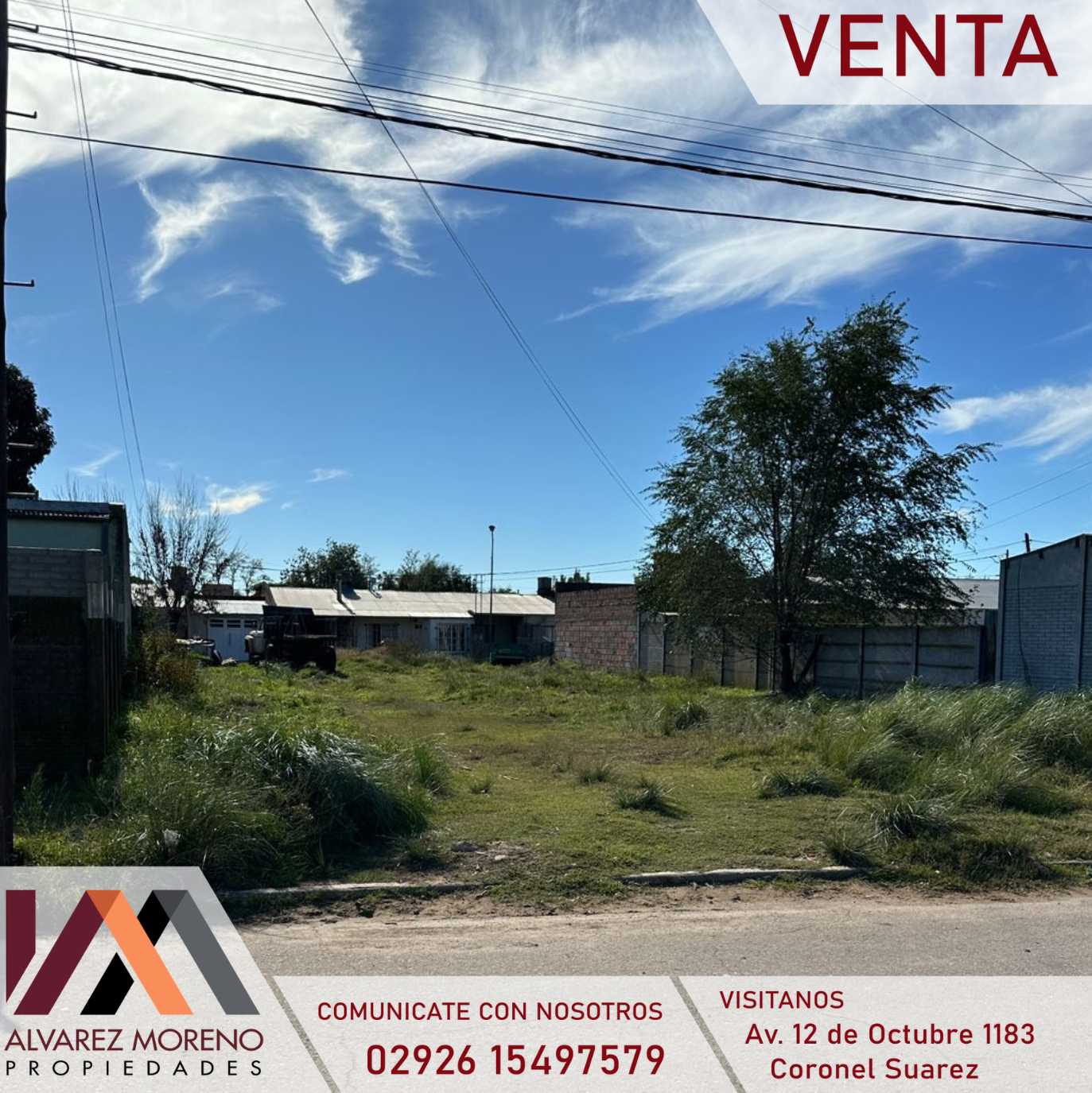 Alvarez Moreno Propiedades - Brinda asesoramiento y soluciones a nuestros clientes en lo que se refiera al mercado inmobiliario. Ventas, tasaciones, alquileres de todo tipo de propiedadesLOTE VILLA BELGRANO