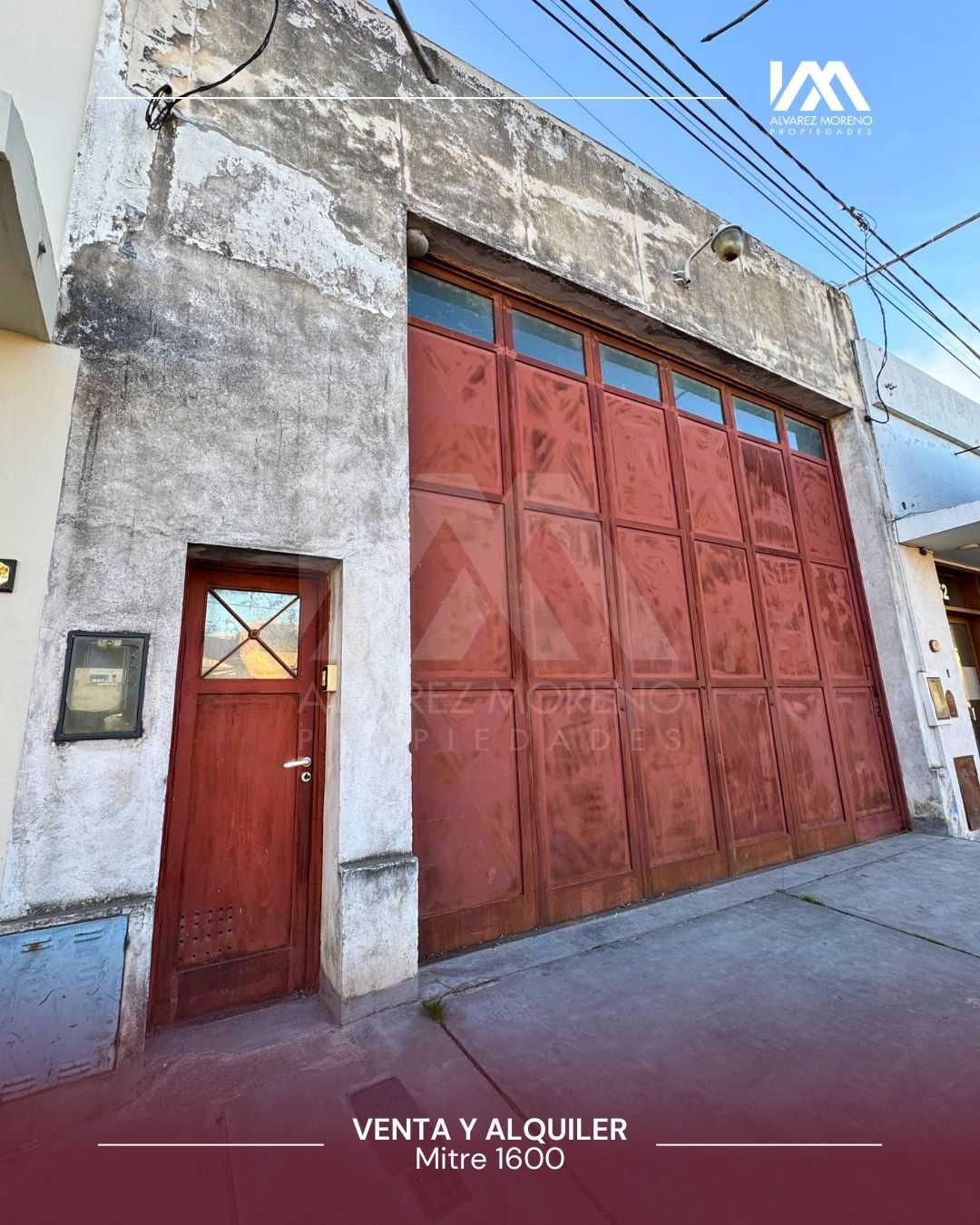 Alvarez Moreno Propiedades - Brinda asesoramiento y soluciones a nuestros clientes en lo que se refiera al mercado inmobiliario. Ventas, tasaciones, alquileres de todo tipo de propiedadesGALPON DE 470 MTS CDOS EN VENTA