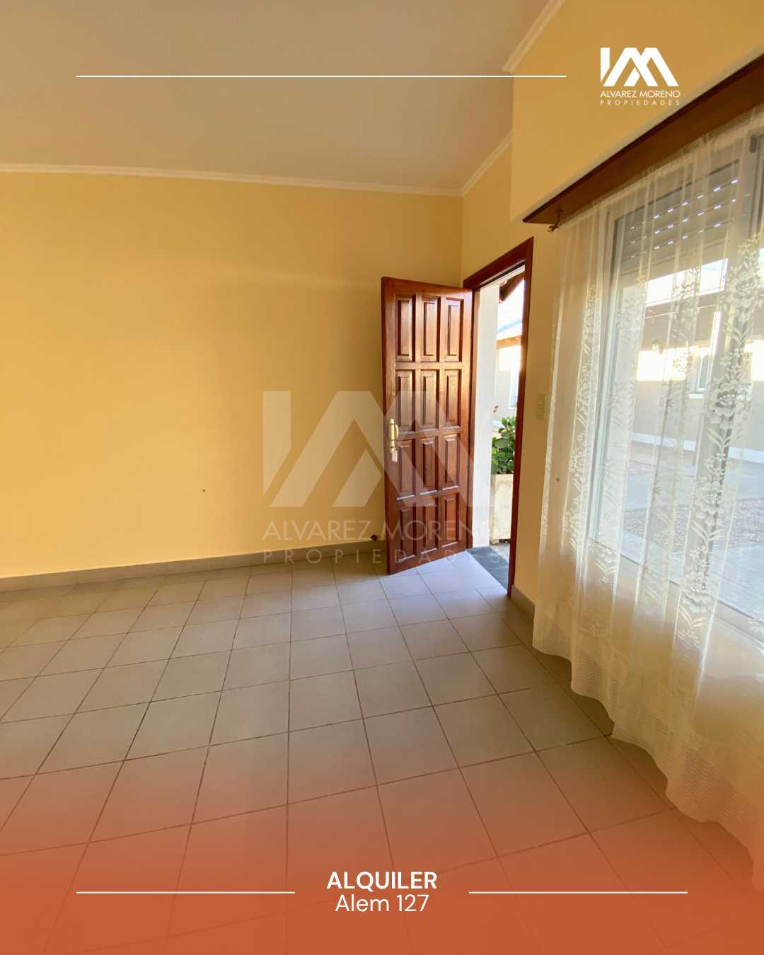 Alvarez Moreno Propiedades - Brinda asesoramiento y soluciones a nuestros clientes en lo que se refiera al mercado inmobiliario. Ventas, tasaciones, alquileres de todo tipo de propiedades$450.000-    HERMOSO DEPTO EN CALLE ALEM AL 100