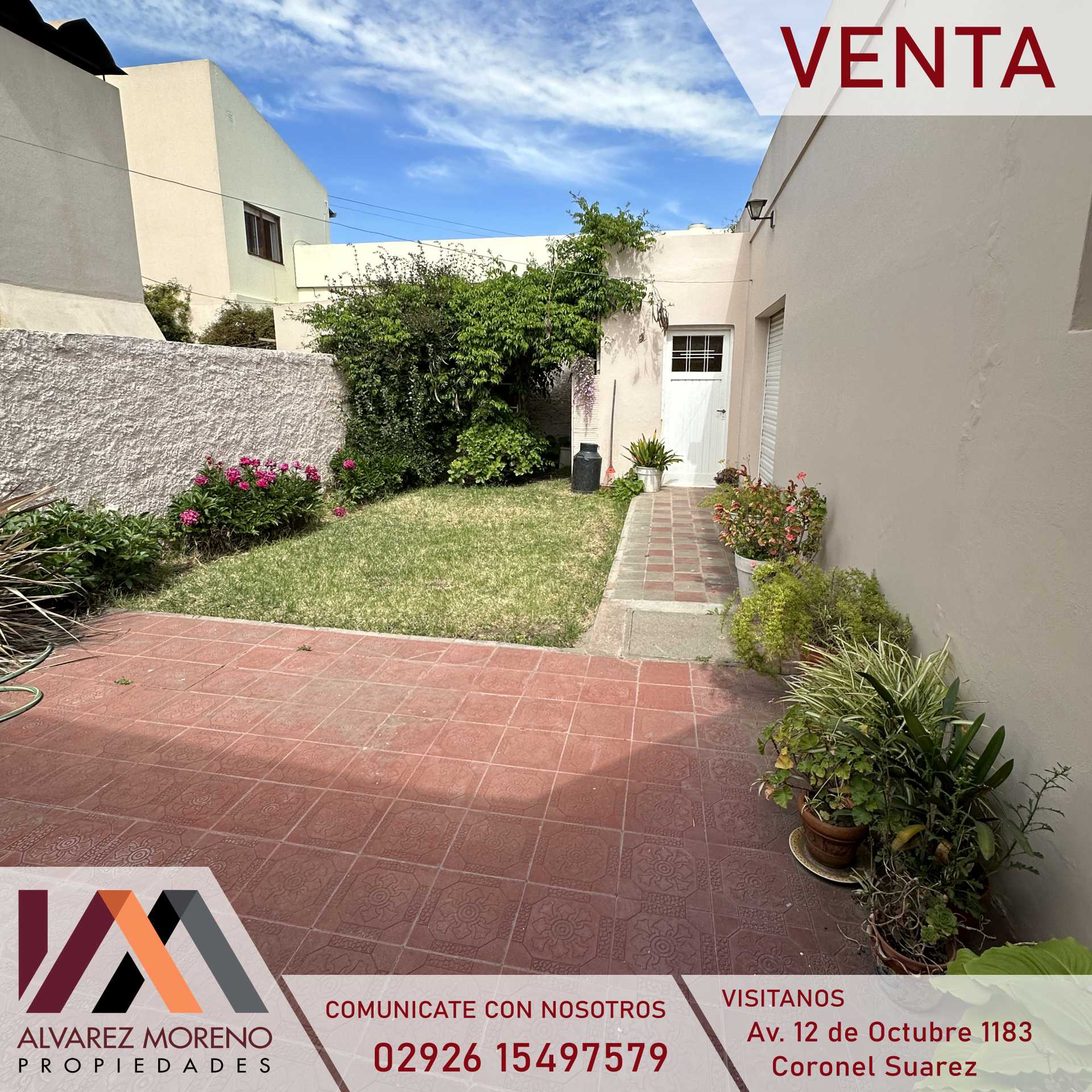 Alvarez Moreno Propiedades - Brinda asesoramiento y soluciones a nuestros clientes en lo que se refiera al mercado inmobiliario. Ventas, tasaciones, alquileres de todo tipo de propiedades90.000.     EN VENTA! Hermosa casa sobre calle Harriot al 1000