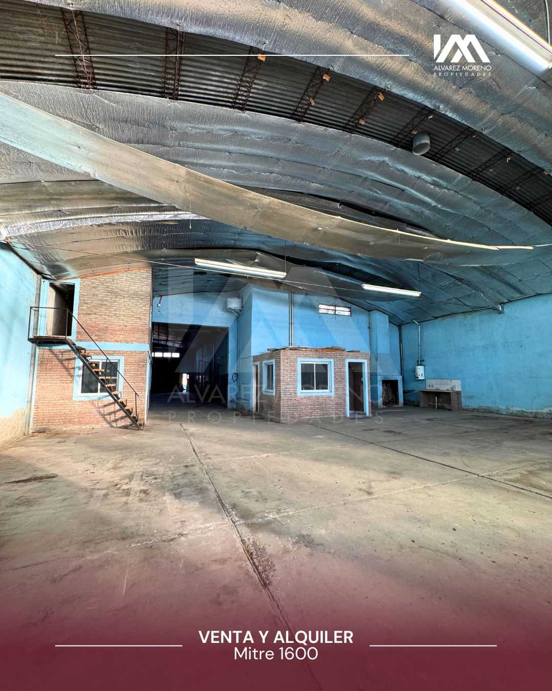 Alvarez Moreno Propiedades - Brinda asesoramiento y soluciones a nuestros clientes en lo que se refiera al mercado inmobiliario. Ventas, tasaciones, alquileres de todo tipo de propiedadesGALPON DE 470 MTS CDOS EN VENTA