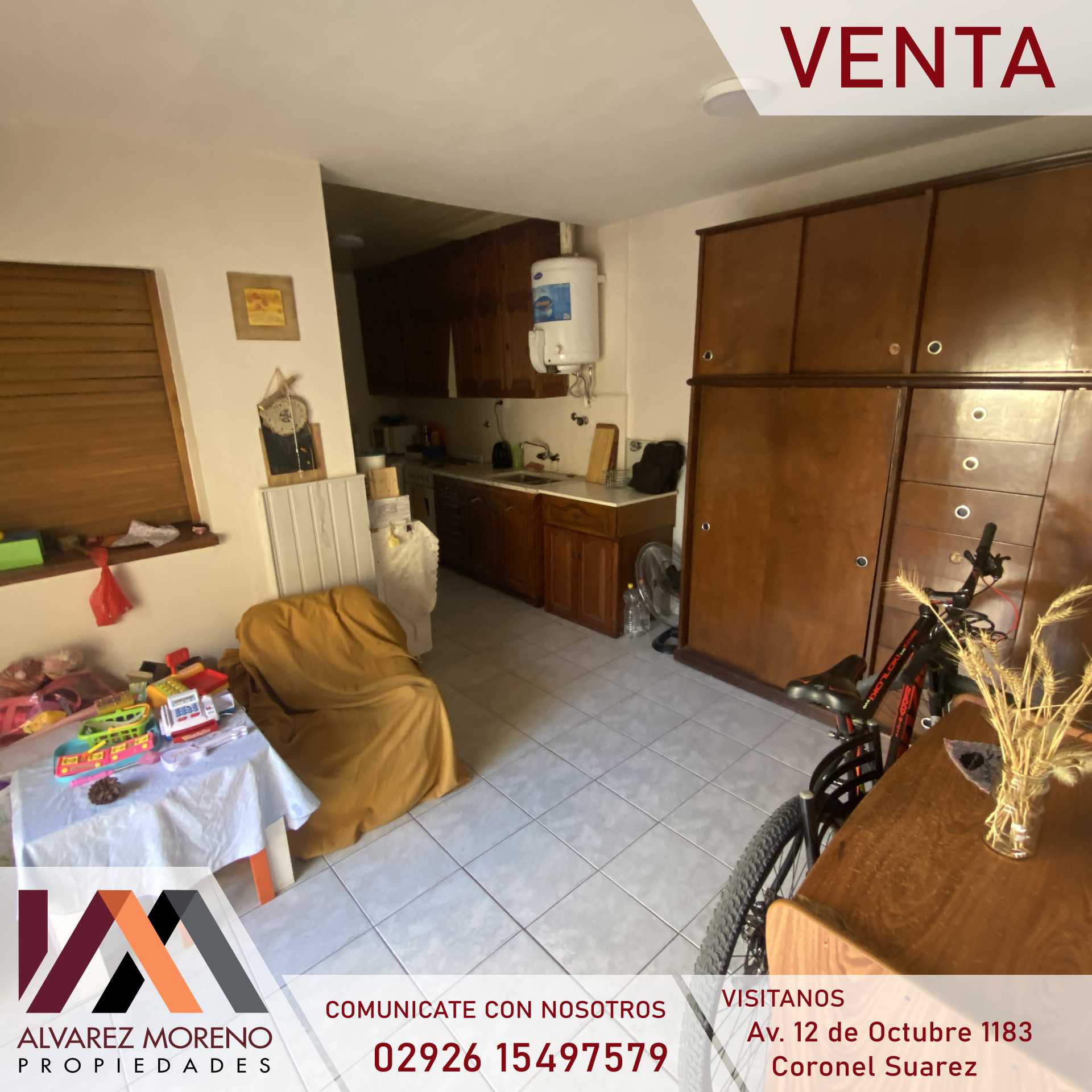 Alvarez Moreno Propiedades - Brinda asesoramiento y soluciones a nuestros clientes en lo que se refiera al mercado inmobiliario. Ventas, tasaciones, alquileres de todo tipo de propiedadesCasa en muy buen estado + Local/Dpto + Galpón