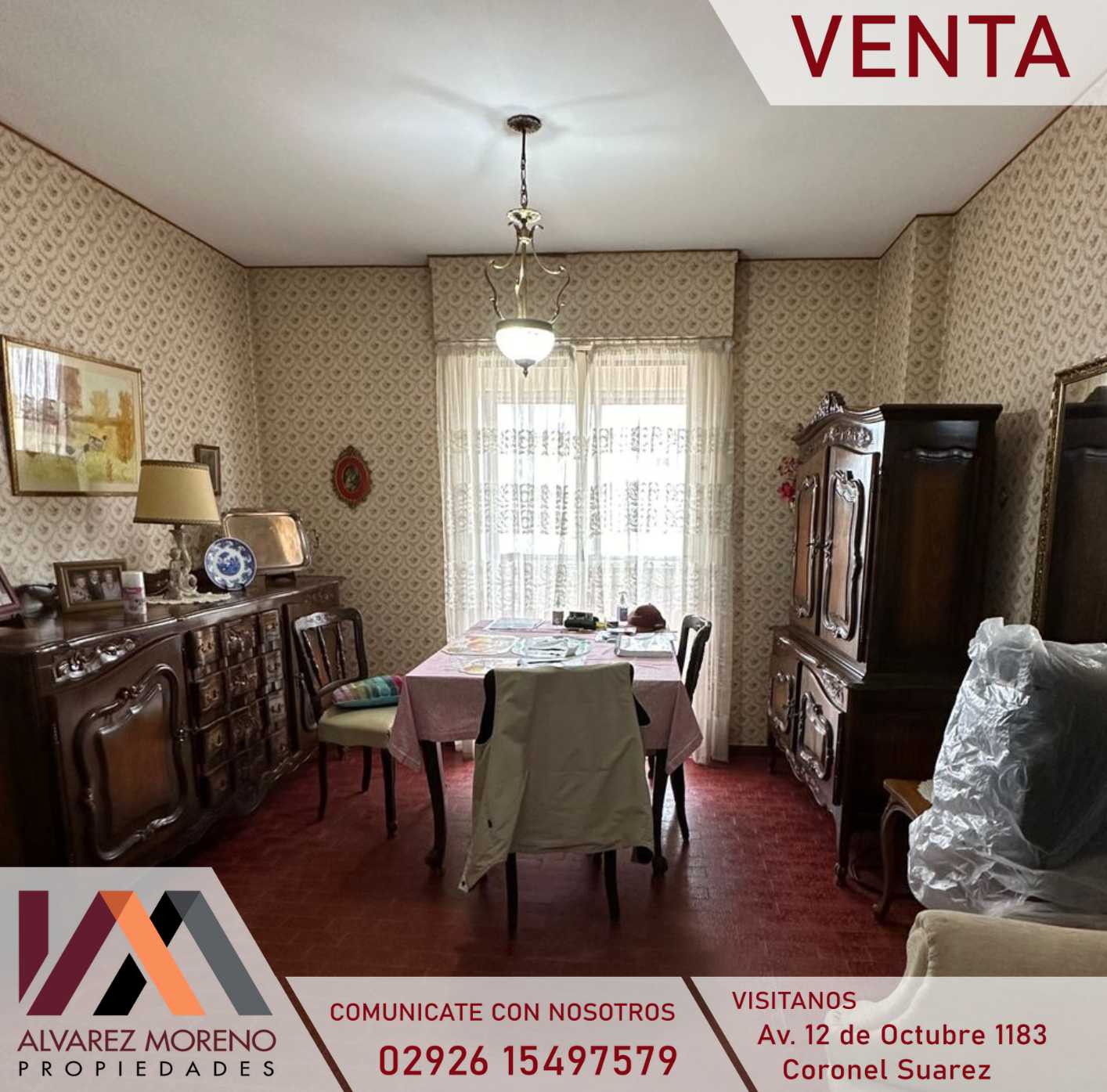 Alvarez Moreno Propiedades - Brinda asesoramiento y soluciones a nuestros clientes en lo que se refiera al mercado inmobiliario. Ventas, tasaciones, alquileres de todo tipo de propiedadesDEPTO EN  EDIFICIO LAMADRID Y VILLEGAS