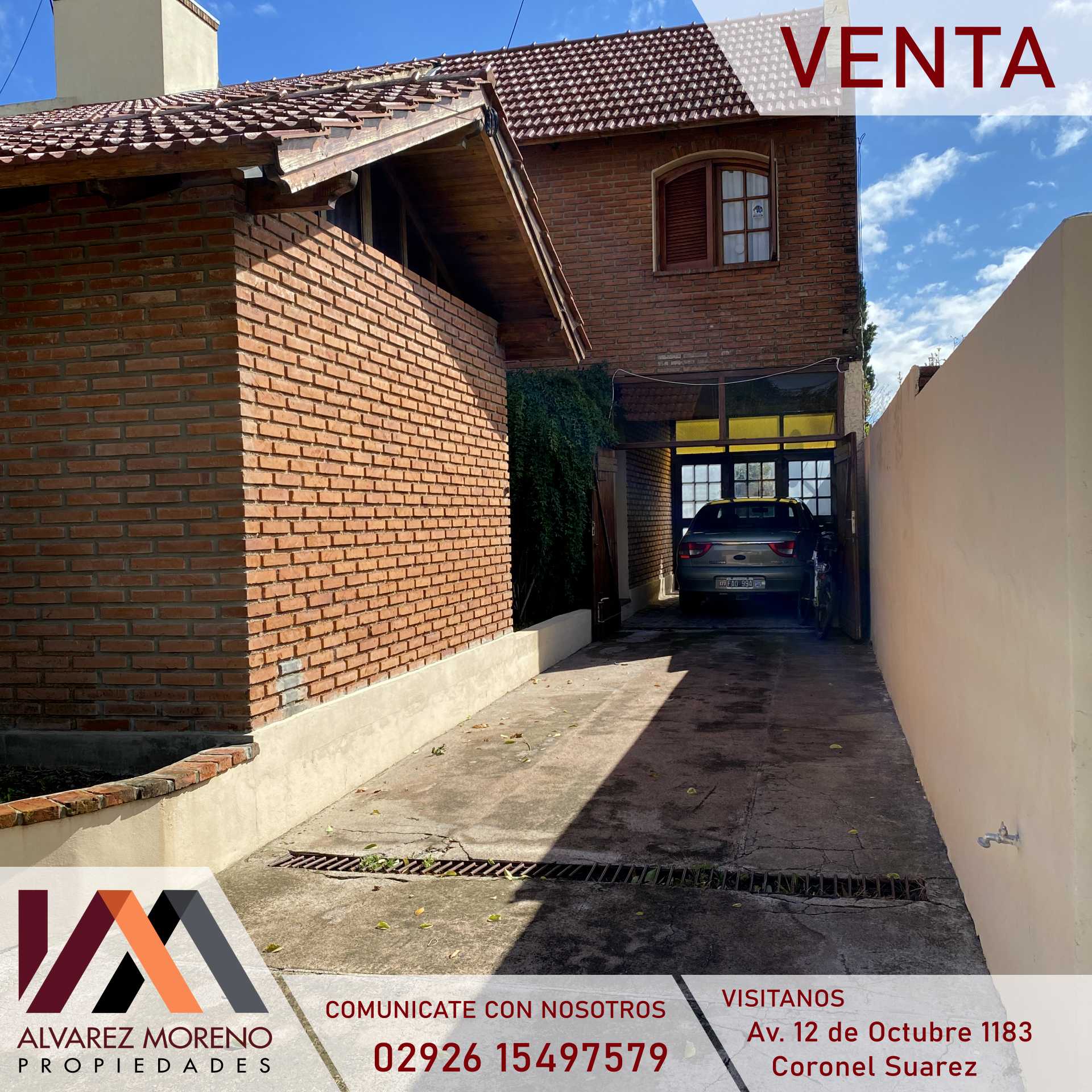 Alvarez Moreno Propiedades - Brinda asesoramiento y soluciones a nuestros clientes en lo que se refiera al mercado inmobiliario. Ventas, tasaciones, alquileres de todo tipo de propiedadesEN VENTA! Casa tipo chalet