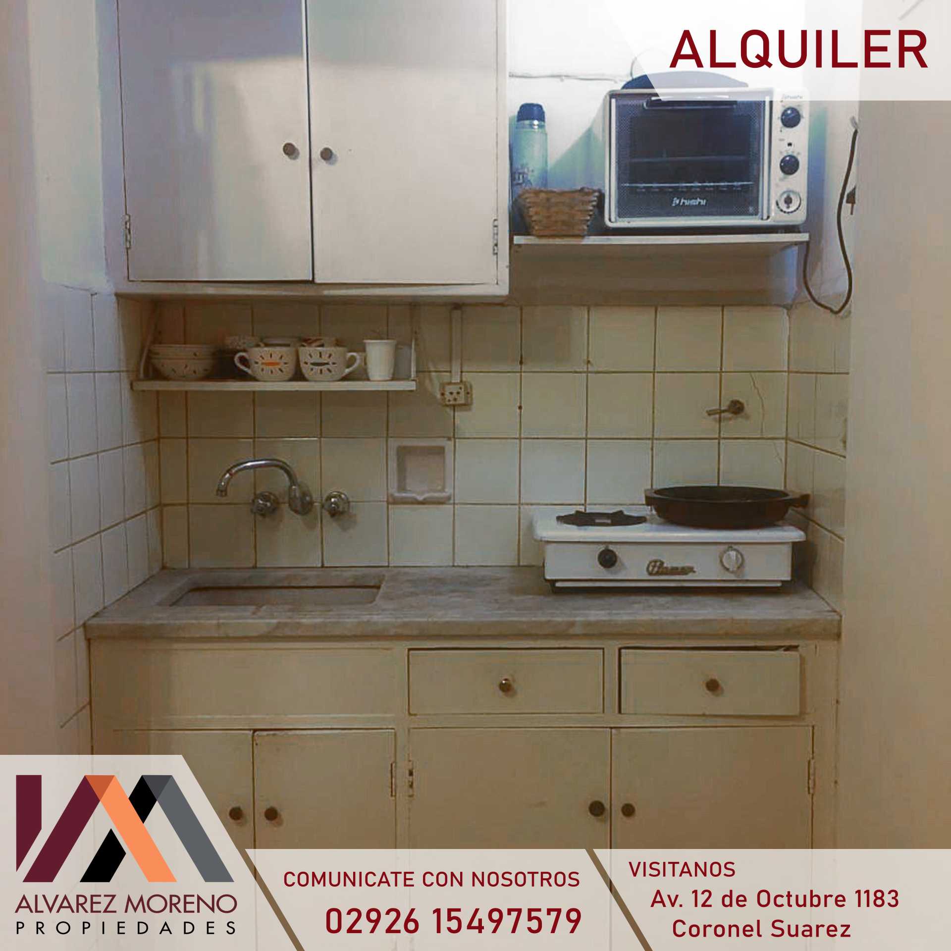 Alvarez Moreno Propiedades - Brinda asesoramiento y soluciones a nuestros clientes en lo que se refiera al mercado inmobiliario. Ventas, tasaciones, alquileres de todo tipo de propiedades!Monoambiente en Ciudad de Buenos Aires