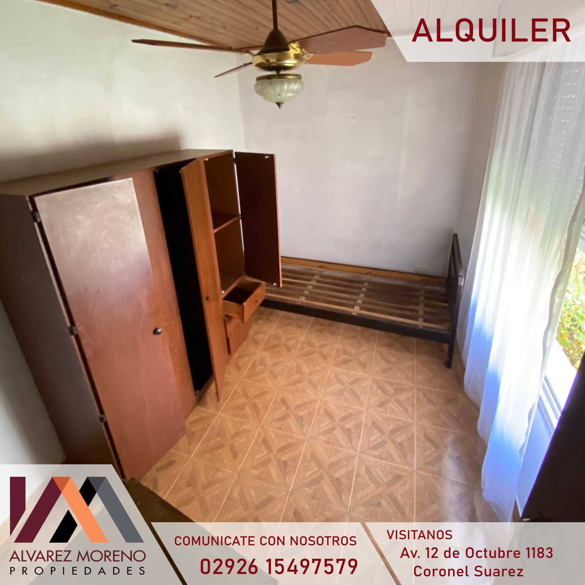 Alvarez Moreno Propiedades - Brinda asesoramiento y soluciones a nuestros clientes en lo que se refiera al mercado inmobiliario. Ventas, tasaciones, alquileres de todo tipo de propiedades310.000 SEMIAMOBLADO UNICAMENTE ESTUDIANTES