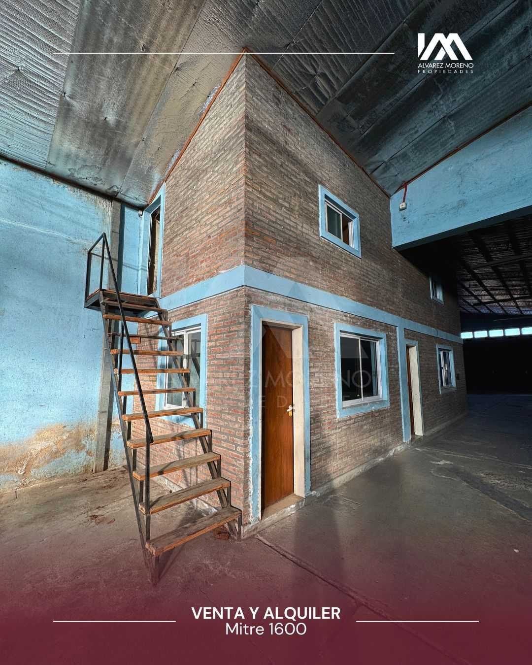 Alvarez Moreno Propiedades - Brinda asesoramiento y soluciones a nuestros clientes en lo que se refiera al mercado inmobiliario. Ventas, tasaciones, alquileres de todo tipo de propiedadesGALPON DE 470 MTS CDOS EN VENTA