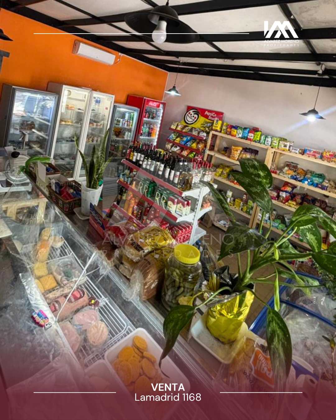 Alvarez Moreno Propiedades - Brinda asesoramiento y soluciones a nuestros clientes en lo que se refiera al mercado inmobiliario. Ventas, tasaciones, alquileres de todo tipo de propiedadesFONDO DE COMERCIO- RUBRO ALMACEN