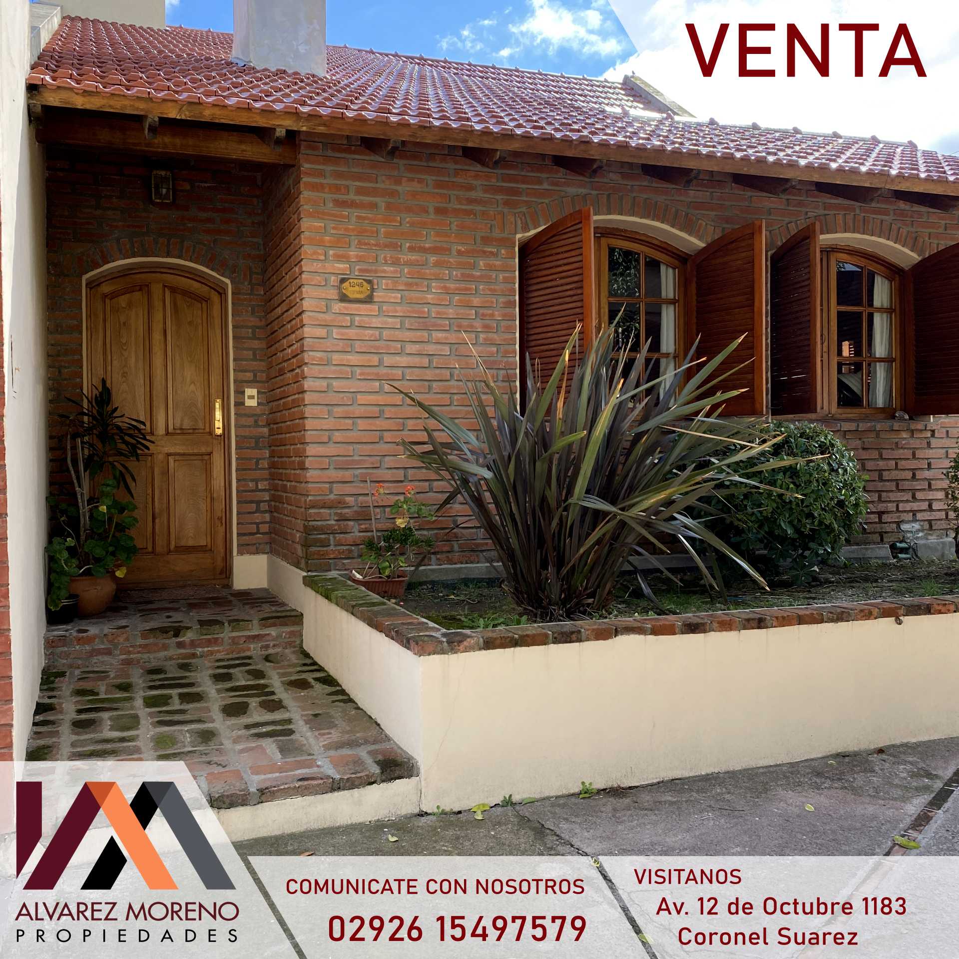 Alvarez Moreno Propiedades - Brinda asesoramiento y soluciones a nuestros clientes en lo que se refiera al mercado inmobiliario. Ventas, tasaciones, alquileres de todo tipo de propiedadesEN VENTA! Casa tipo chalet