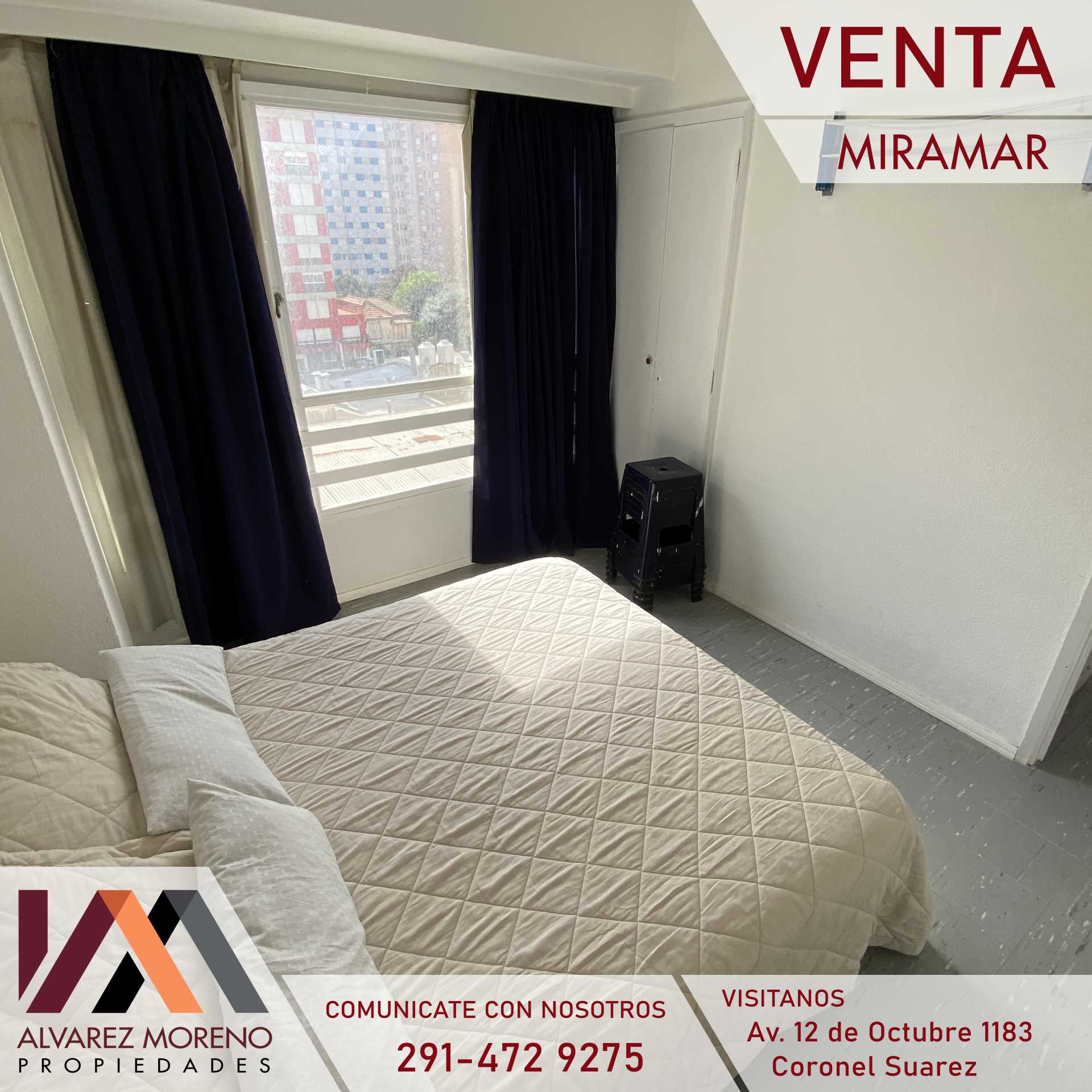 Alvarez Moreno Propiedades - Brinda asesoramiento y soluciones a nuestros clientes en lo que se refiera al mercado inmobiliario. Ventas, tasaciones, alquileres de todo tipo de propiedadesDepto frente al mar- Ciudad de Miramar