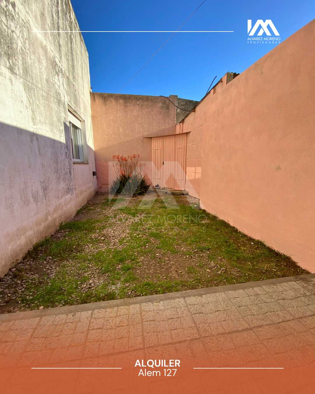 Alvarez Moreno Propiedades - Brinda asesoramiento y soluciones a nuestros clientes en lo que se refiera al mercado inmobiliario. Ventas, tasaciones, alquileres de todo tipo de propiedades$450.000-    HERMOSO DEPTO EN CALLE ALEM AL 100