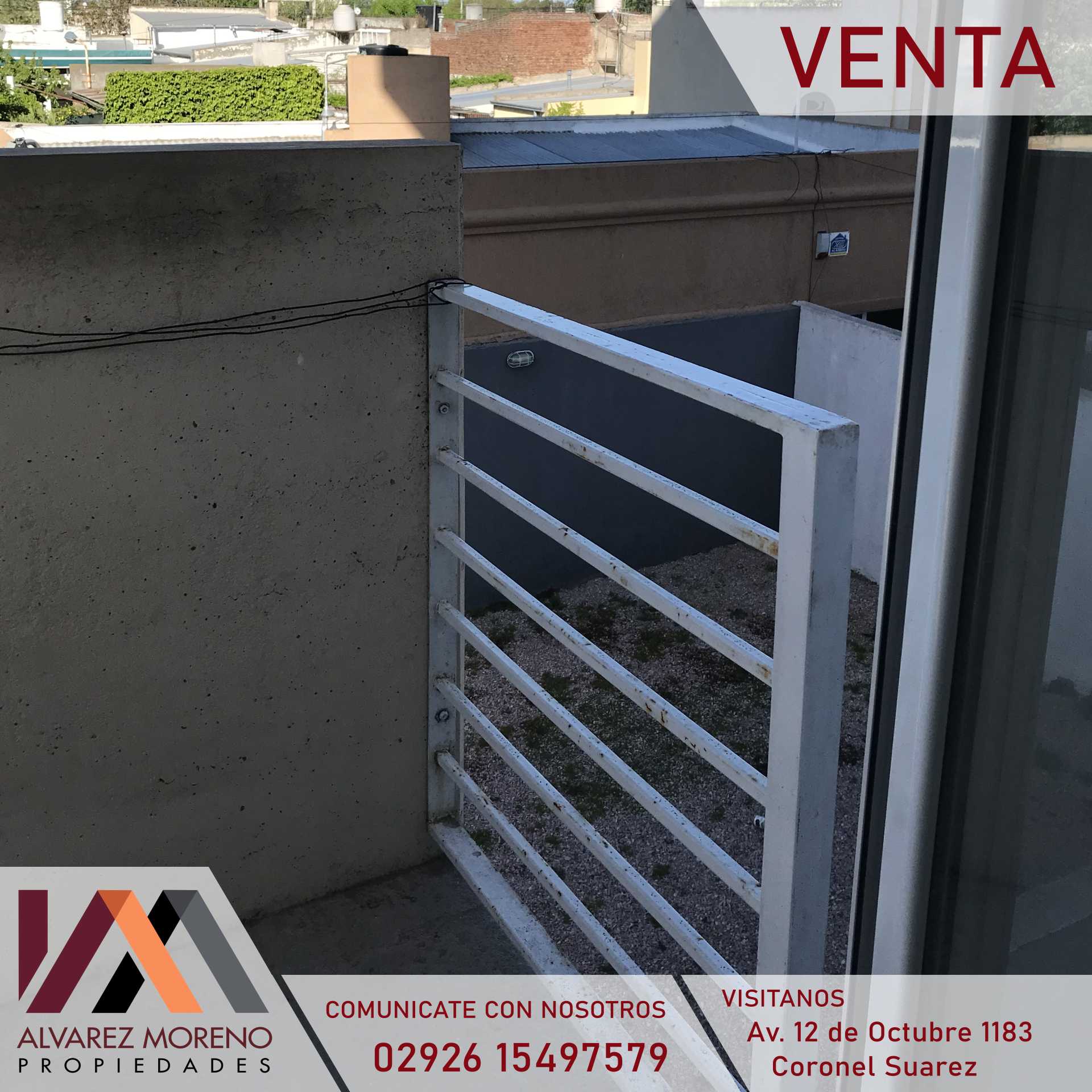 Alvarez Moreno Propiedades - Brinda asesoramiento y soluciones a nuestros clientes en lo que se refiera al mercado inmobiliario. Ventas, tasaciones, alquileres de todo tipo de propiedadesDepto calle Alem 232- Coronel Suárez