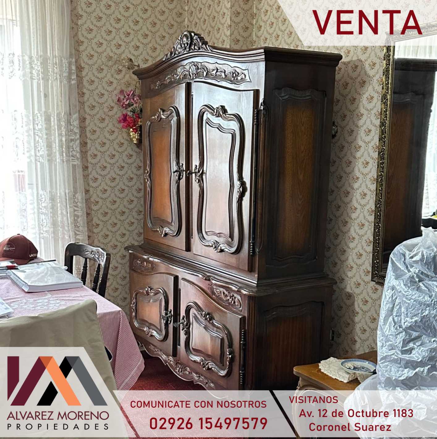 Alvarez Moreno Propiedades - Brinda asesoramiento y soluciones a nuestros clientes en lo que se refiera al mercado inmobiliario. Ventas, tasaciones, alquileres de todo tipo de propiedadesDEPTO EN  EDIFICIO LAMADRID Y VILLEGAS