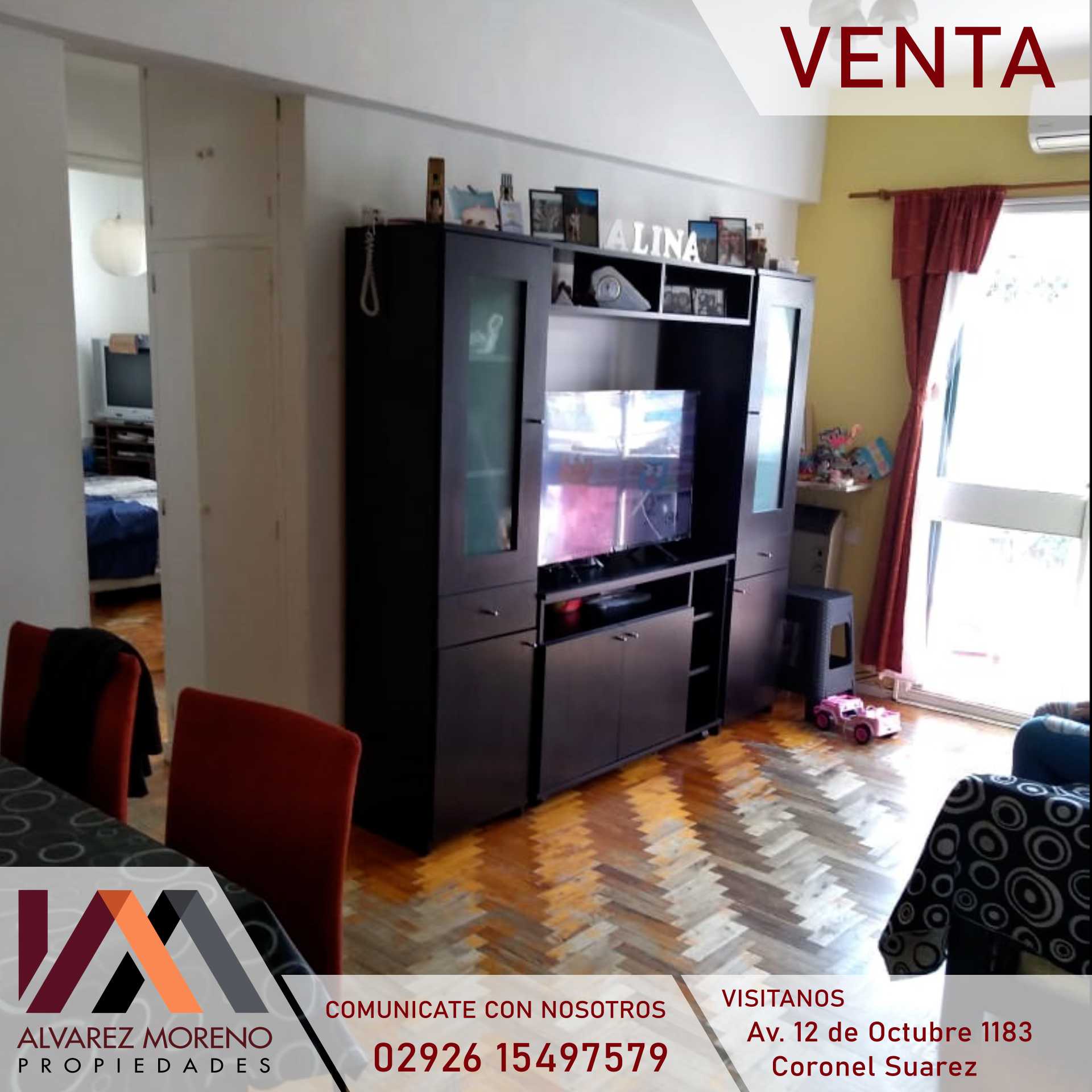 Alvarez Moreno Propiedades - Brinda asesoramiento y soluciones a nuestros clientes en lo que se refiera al mercado inmobiliario. Ventas, tasaciones, alquileres de todo tipo de propiedadesEN VENTA DEPTO BUENOS AIRES