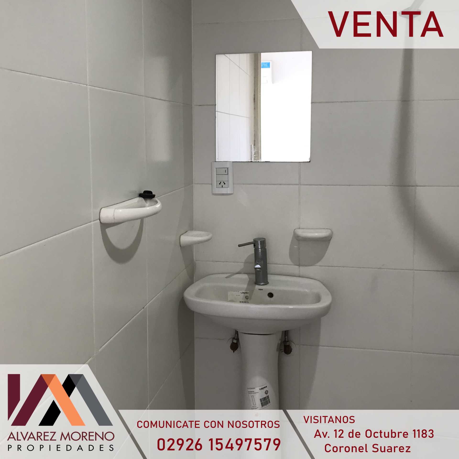 Alvarez Moreno Propiedades - Brinda asesoramiento y soluciones a nuestros clientes en lo que se refiera al mercado inmobiliario. Ventas, tasaciones, alquileres de todo tipo de propiedadesDepto calle Alem 232- Coronel Suárez