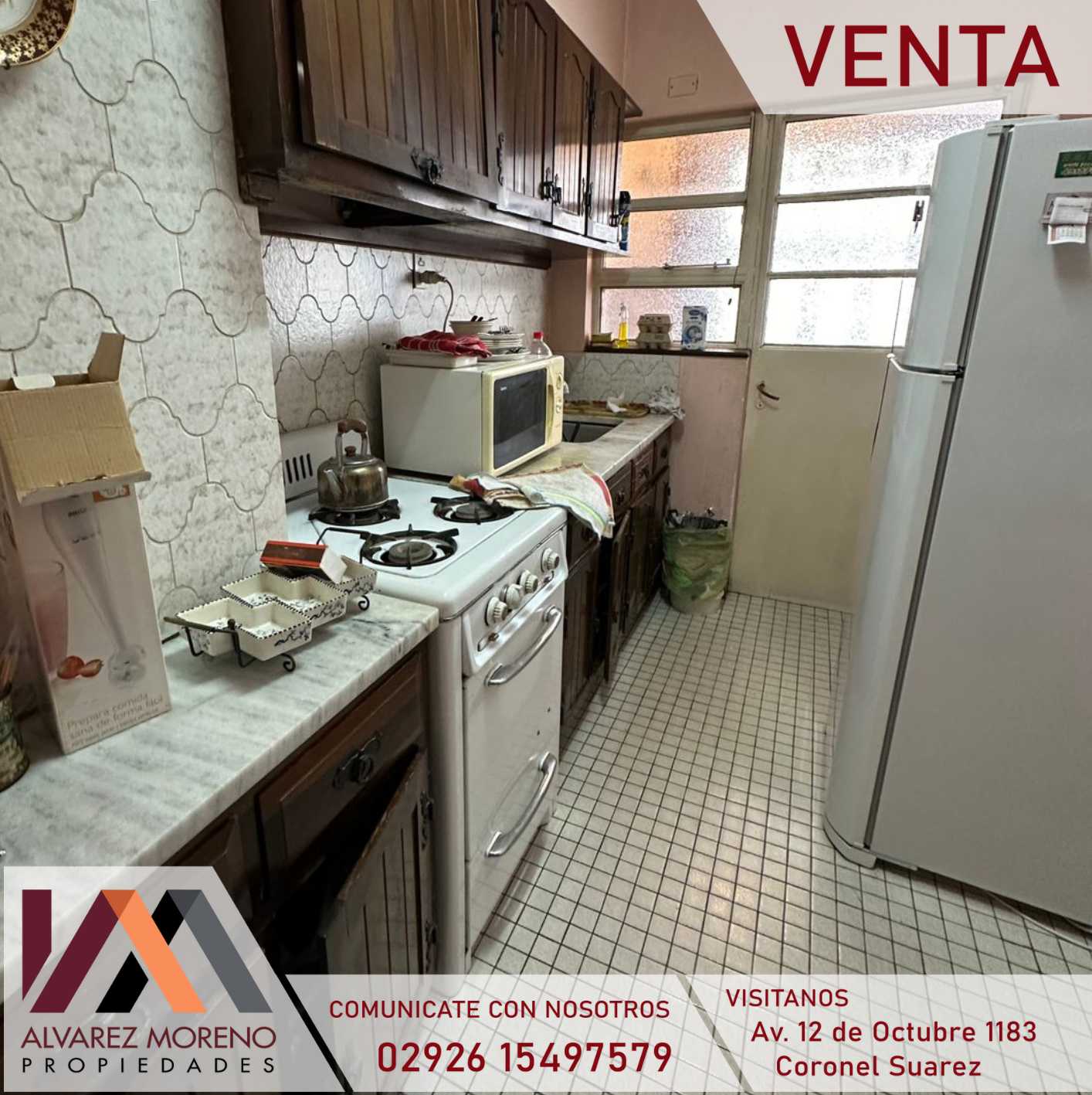 Alvarez Moreno Propiedades - Brinda asesoramiento y soluciones a nuestros clientes en lo que se refiera al mercado inmobiliario. Ventas, tasaciones, alquileres de todo tipo de propiedadesDEPTO EN  EDIFICIO LAMADRID Y VILLEGAS