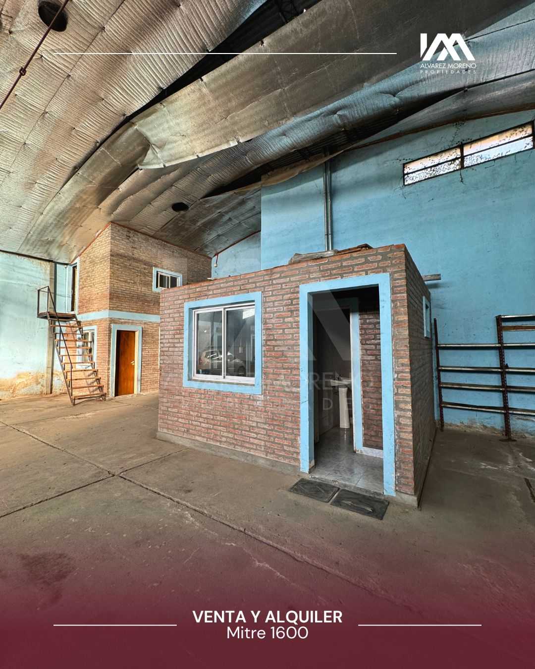 Alvarez Moreno Propiedades - Brinda asesoramiento y soluciones a nuestros clientes en lo que se refiera al mercado inmobiliario. Ventas, tasaciones, alquileres de todo tipo de propiedadesGALPON DE 470 MTS CDOS EN VENTA