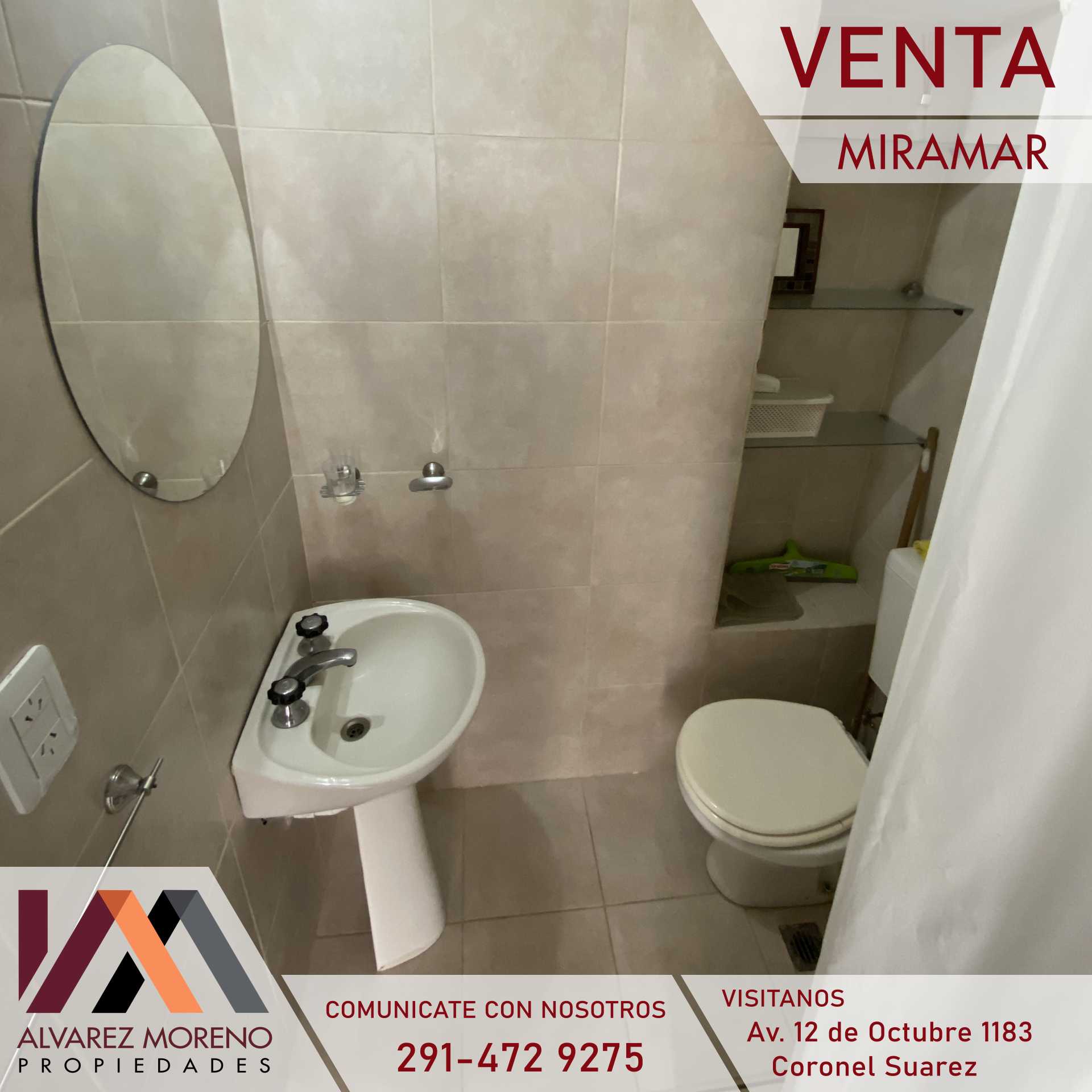 Alvarez Moreno Propiedades - Brinda asesoramiento y soluciones a nuestros clientes en lo que se refiera al mercado inmobiliario. Ventas, tasaciones, alquileres de todo tipo de propiedadesDepto frente al mar- Ciudad de Miramar