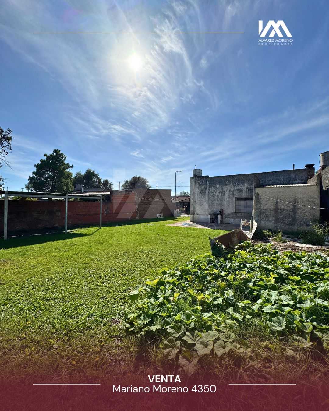 Alvarez Moreno Propiedades - Brinda asesoramiento y soluciones a nuestros clientes en lo que se refiera al mercado inmobiliario. Ventas, tasaciones, alquileres de todo tipo de propiedadesCASA SOBRE CALLE MORENO AL 4350 SAN JOSE