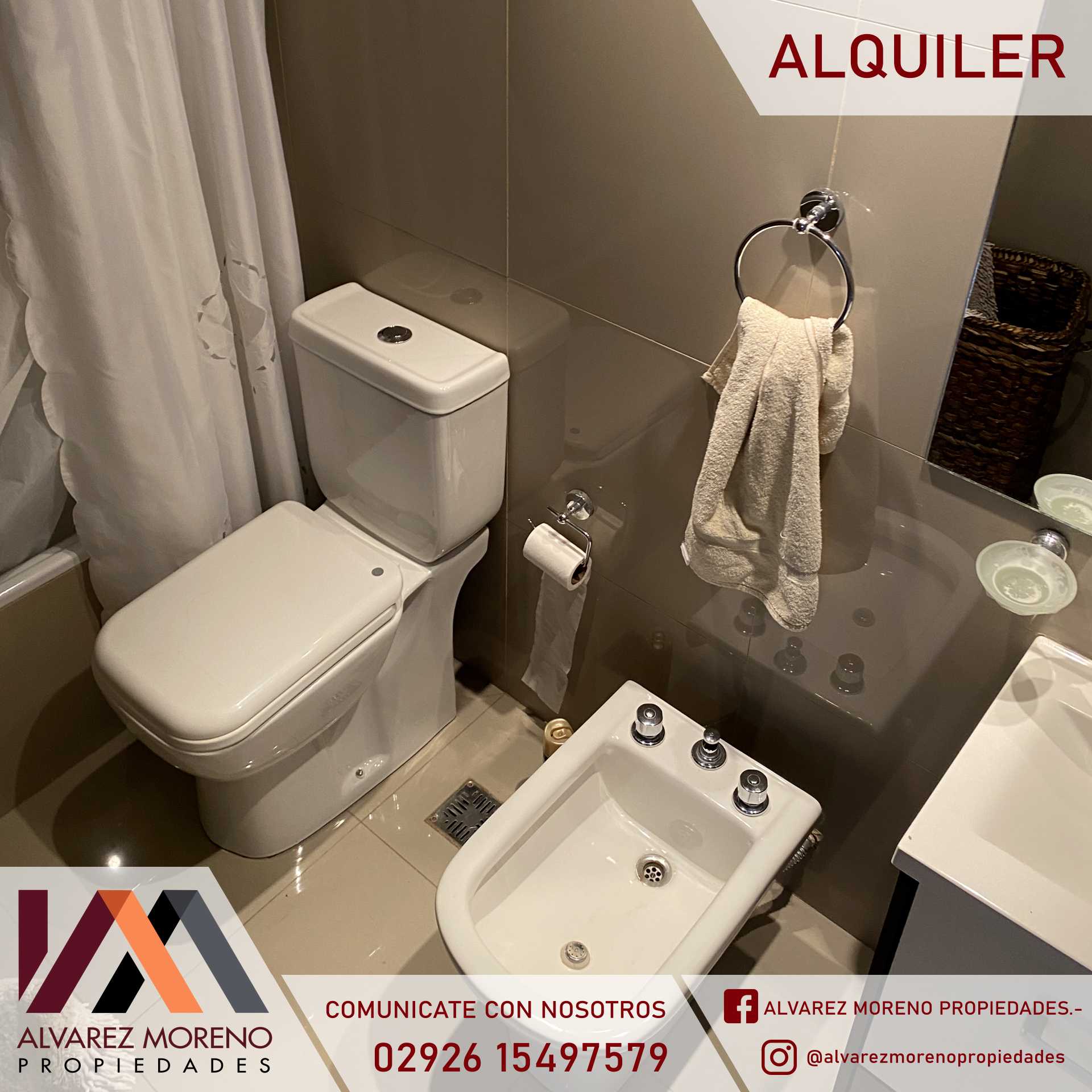 Alvarez Moreno Propiedades - Brinda asesoramiento y soluciones a nuestros clientes en lo que se refiera al mercado inmobiliario. Ventas, tasaciones, alquileres de todo tipo de propiedades$600.000- IMPECABLE DEPTO EN ALQUILER  BAHIA BLANCA