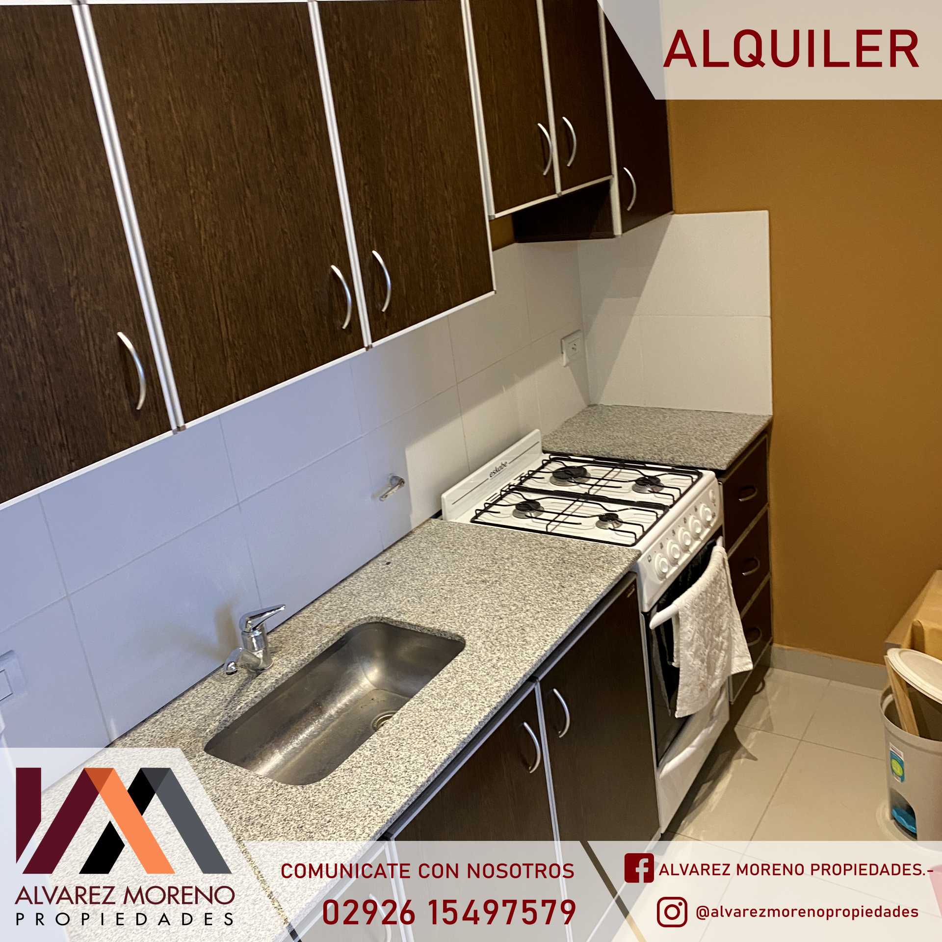Alvarez Moreno Propiedades - Brinda asesoramiento y soluciones a nuestros clientes en lo que se refiera al mercado inmobiliario. Ventas, tasaciones, alquileres de todo tipo de propiedades$600.000- IMPECABLE DEPTO EN ALQUILER  BAHIA BLANCA