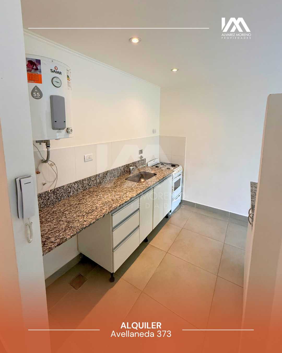 Alvarez Moreno Propiedades - Brinda asesoramiento y soluciones a nuestros clientes en lo que se refiera al mercado inmobiliario. Ventas, tasaciones, alquileres de todo tipo de propiedades$470.000 HERMOSO MONOAMBIENTE EN CALLE AVELLANEDA AL 373