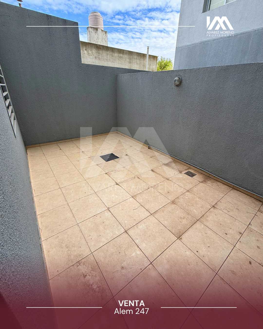 Alvarez Moreno Propiedades - Brinda asesoramiento y soluciones a nuestros clientes en lo que se refiera al mercado inmobiliario. Ventas, tasaciones, alquileres de todo tipo de propiedadesUSD90.000- DEPTO ALEM 247 PLANTA BAJA